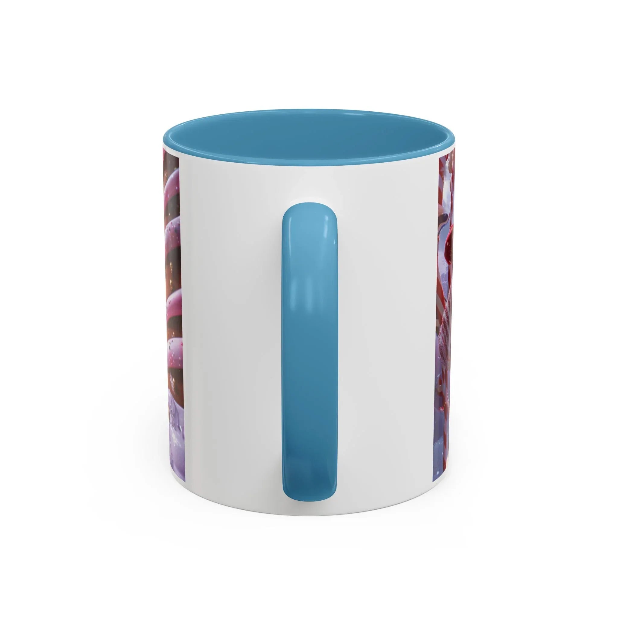 Festive Santa Candy Wonderland Mug | Holiday Santa Claus Candy Cane Forest - 250 USA Celebration