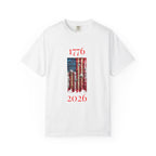 1776–2026 Vintage Flag T-Shirt — Patriotic Independence Day Tee