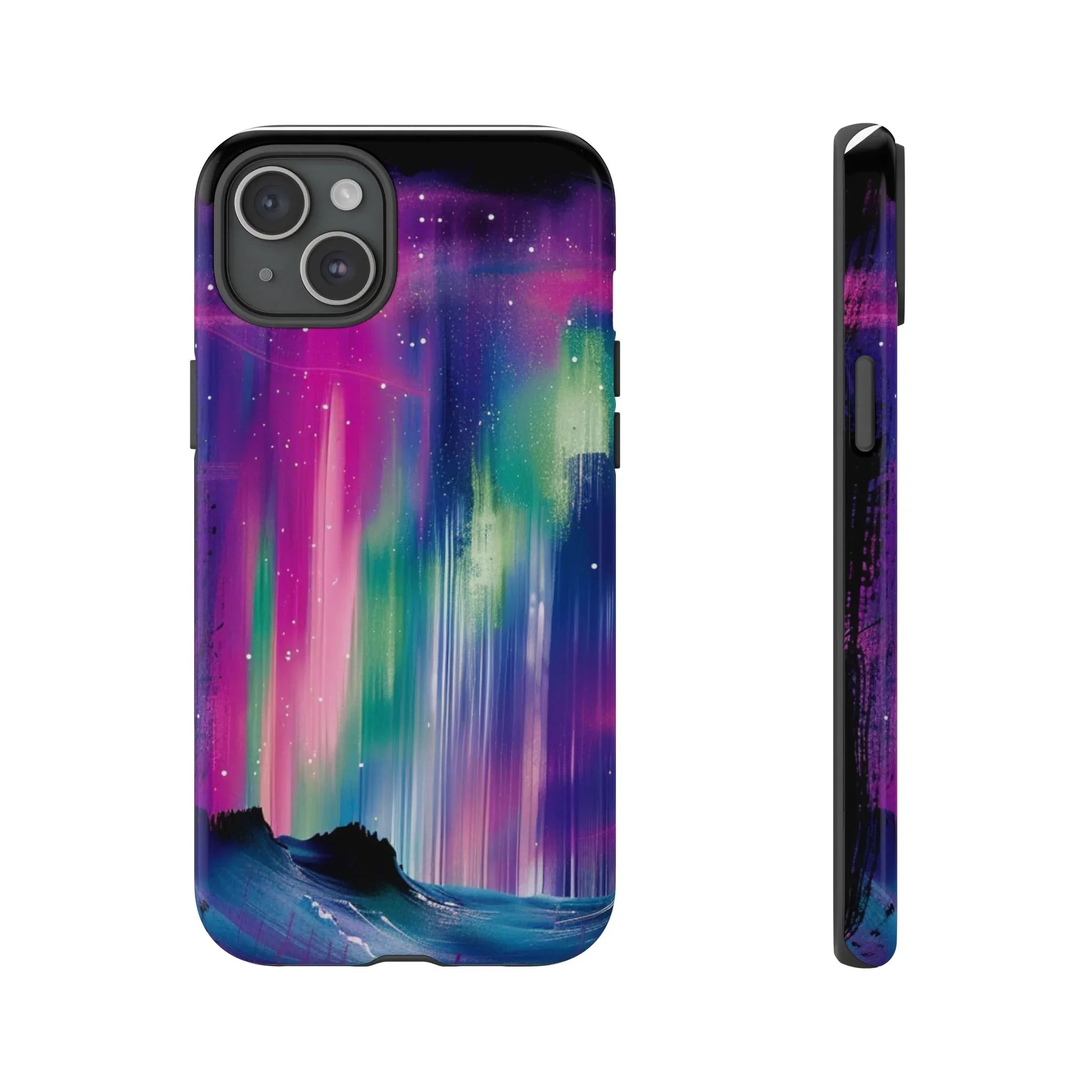 Aurora Borealis Phone Case | Tough iPhone Case, Northern Lights Sky - 250 USA Celebration