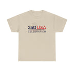 America 250 Tee Shirt | Official 250th Anniversary Edition - 250 USA Celebration Chest Logo Tee | Fourth of July Americana T-Shirt