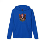 Red Fox Watercolor Mask hoodie | Hoodie - 250 USA Celebration
