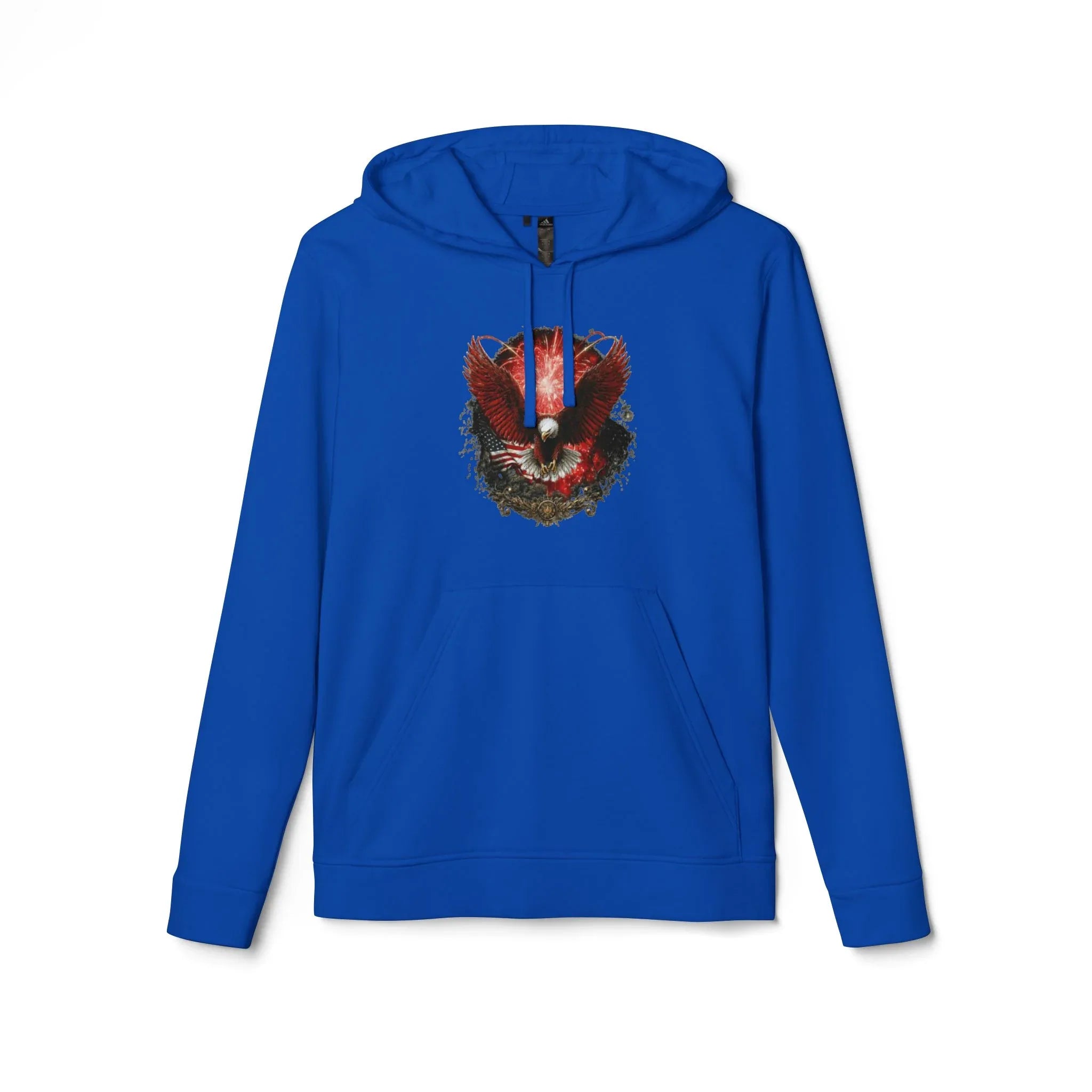Red Fox Watercolor Mask hoodie | Hoodie - 250 USA Celebration