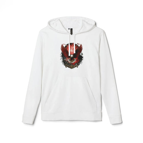Red Fox Watercolor Mask hoodie | Hoodie - 250 USA Celebration