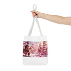 Santa Claus Holiday Tote Bag, AOP Printing, Christmas Gift Bag, Festive Shopping Tote, Fun Winter Accessories, Unique Holiday Item - 250 USA Celebration