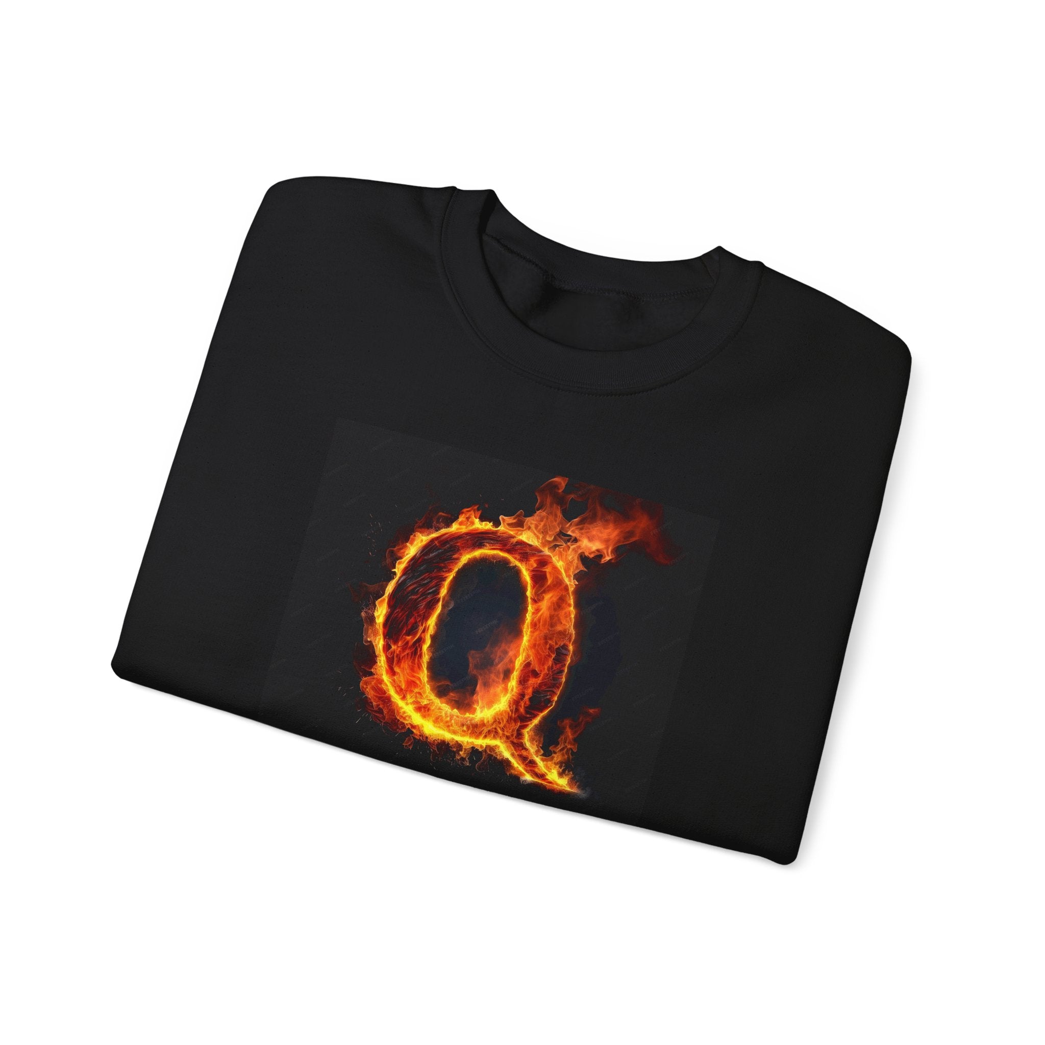 Sweatshirt — Q-Anon Flame Logo Crewneck