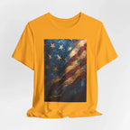 Patriotic Short Sleeve Tee, Unisex Casual Wear, Fourth of July Shirt, Independence Day Gift, Amercan Flag T-Shirt - 250 USA Celebration