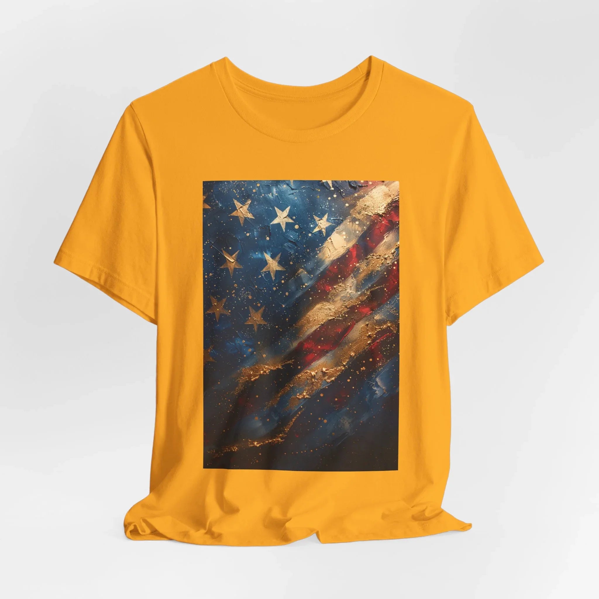Patriotic Short Sleeve Tee, Unisex Casual Wear, Fourth of July Shirt, Independence Day Gift, Amercan Flag T-Shirt - 250 USA Celebration