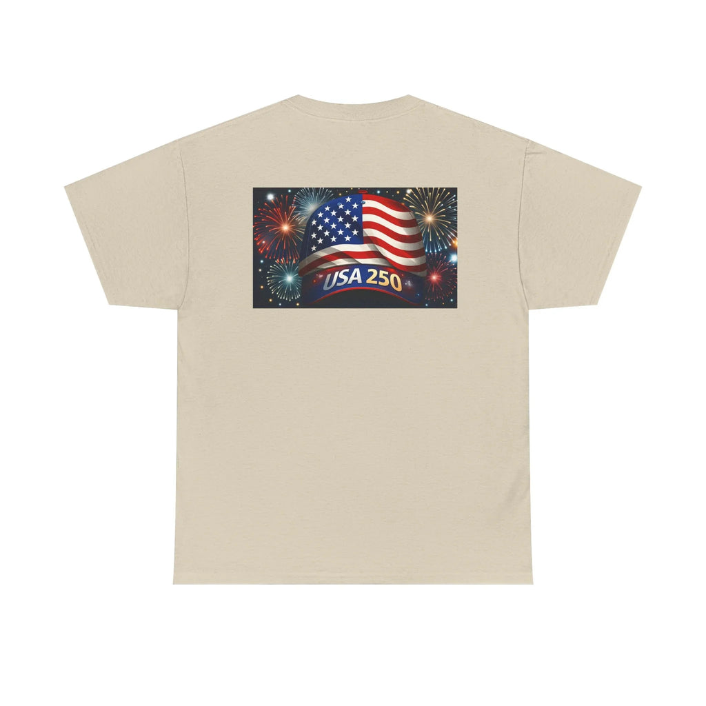 250th Anniversary USA Tee, 250 Years of Freedom, Patriotic Baseball Cap, American, American Patriotic, USA Apparel, Flag T-Shirts - 250 USA Celebration