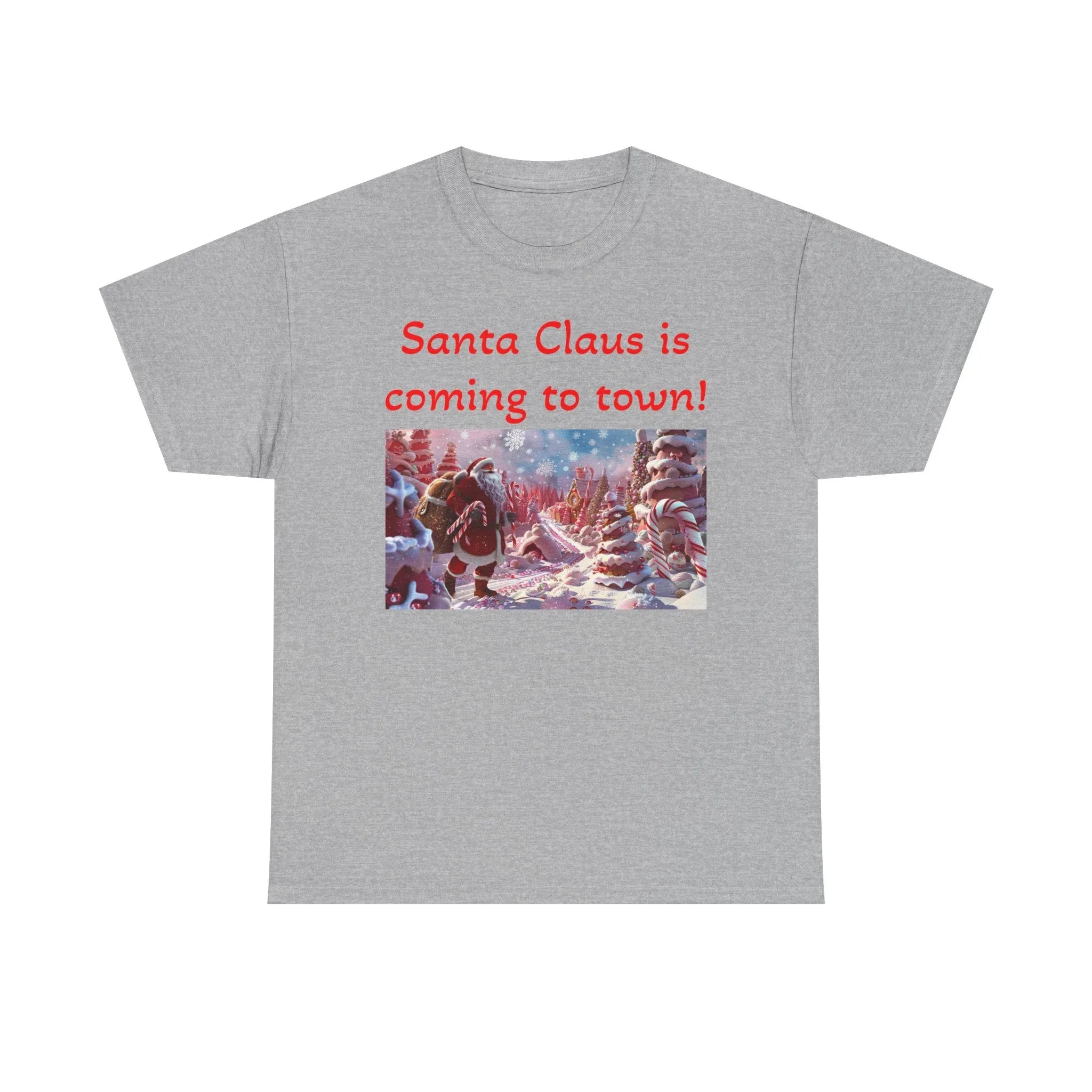 Festive Santa Tee, Unisex Christmas Shirt, Holiday Gift for Him/Her, Fun Santa Claus T-Shirt, Winter Wear, Family Gathering Apparel - 250 USA Celebration