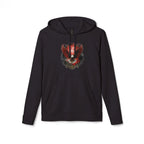 Red Fox Watercolor Mask hoodie | Hoodie - 250 USA Celebration