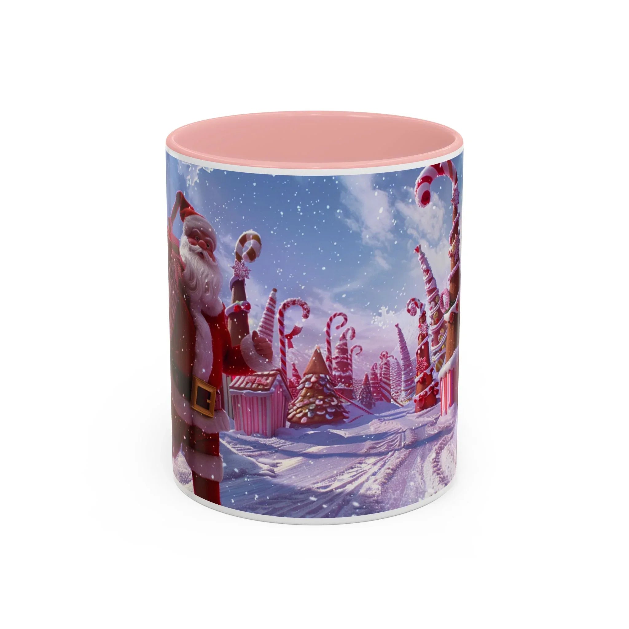 Festive Santa Mug, Holiday Coffee Cup, Christmas Gift for Coffee Lovers, Winter Wonderland Decor, Seasonal Tea Cup - 250 USA Celebration