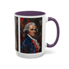 Historical Portrait Accent Mug — Patriotic Vintage-Style Coffee Cup