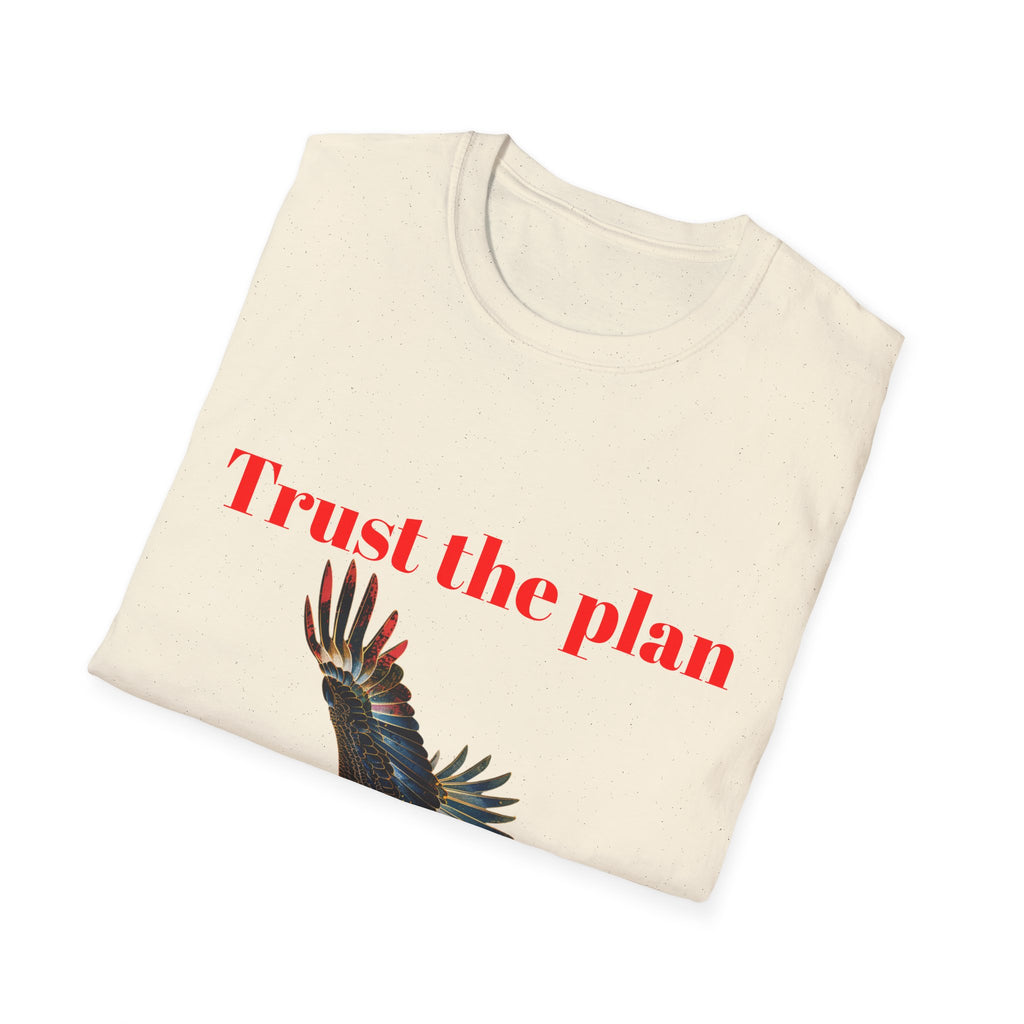 Trust the Plan eagle T-Shirt | Flying Bald Eagle graphic tee