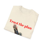 Trust the Plan eagle T-Shirt | Flying Bald Eagle graphic tee