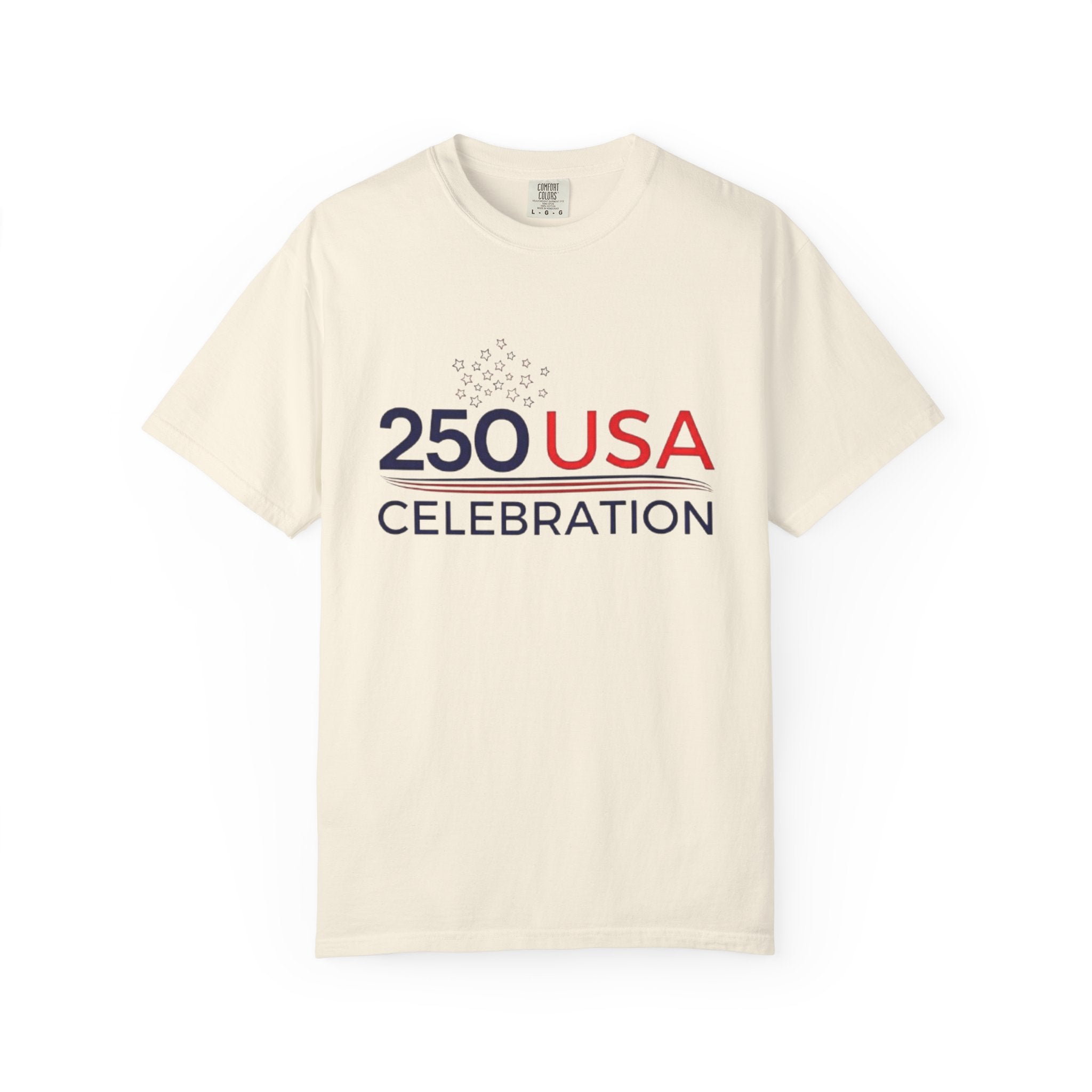 250 USA Celebration T-Shirt — Patriotic 250th Anniversary Tee