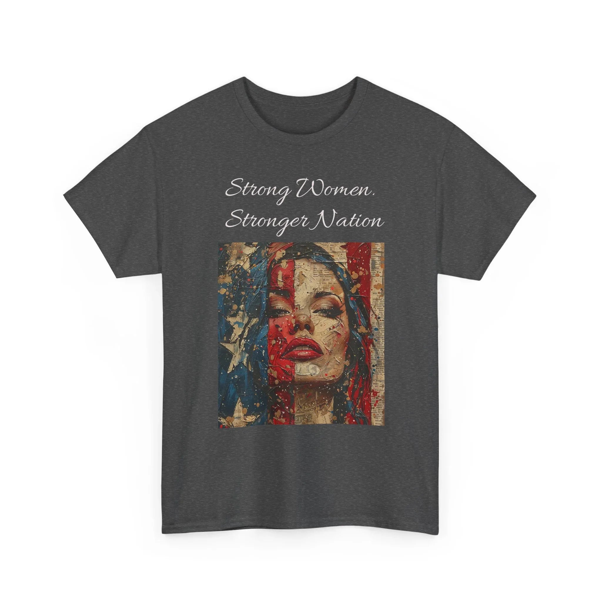 Stylish Retro-Printed Unisex Heavy Cotton Tee, Vintage Art Shirt, Casual Layering Top, Unique Gift for Art Lovers, Relaxed Fit Tee - 250 USA Celebration