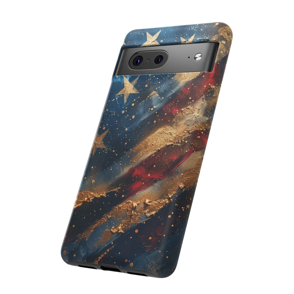 Patriotic Phone Case, Tough Cases with American Flag Design, Stylish Phone Accessories, USA Pride Gift, Durable Cases for All Occasions - 250 USA Celebration