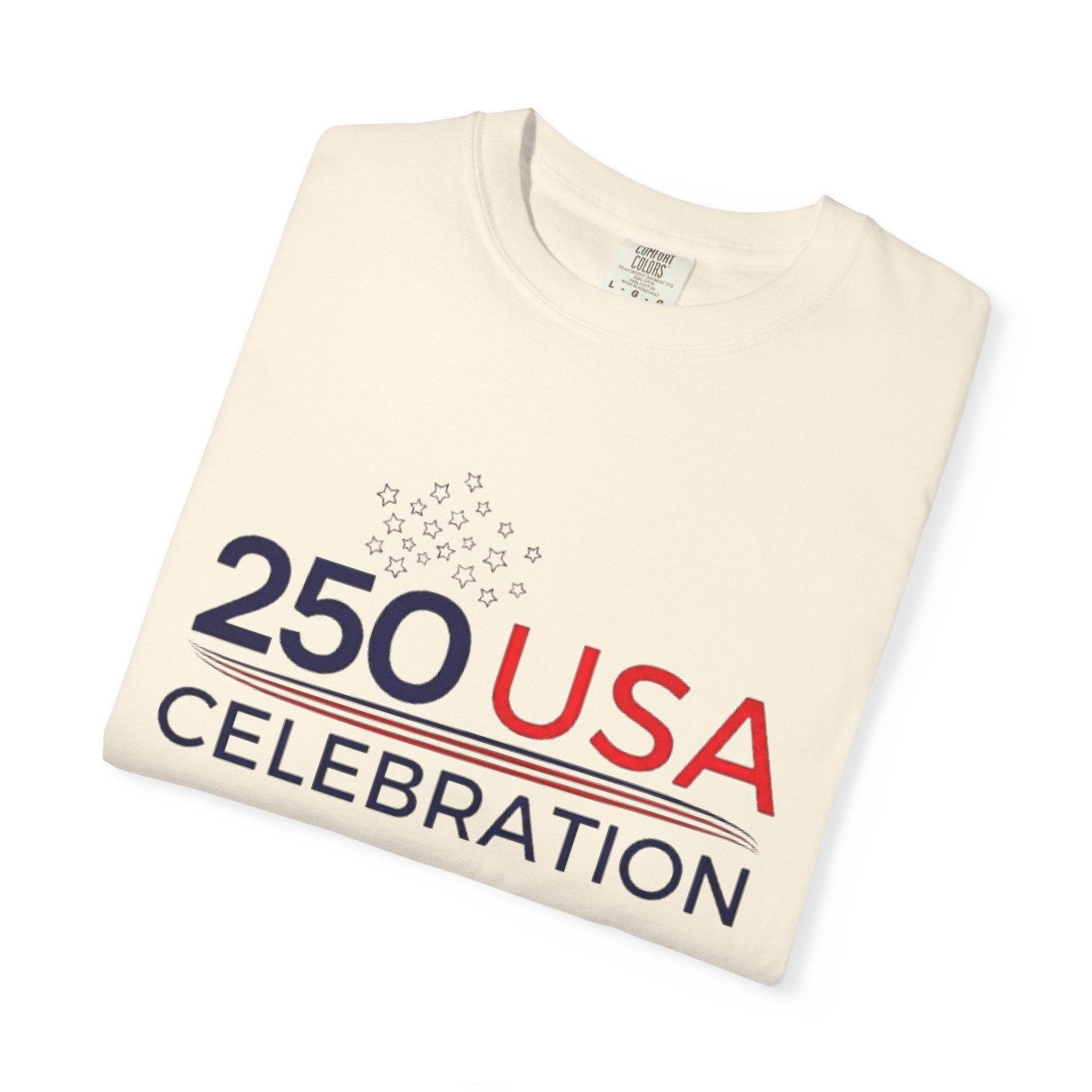 250 USA Celebration T-Shirt — Patriotic 250th Anniversary Tee