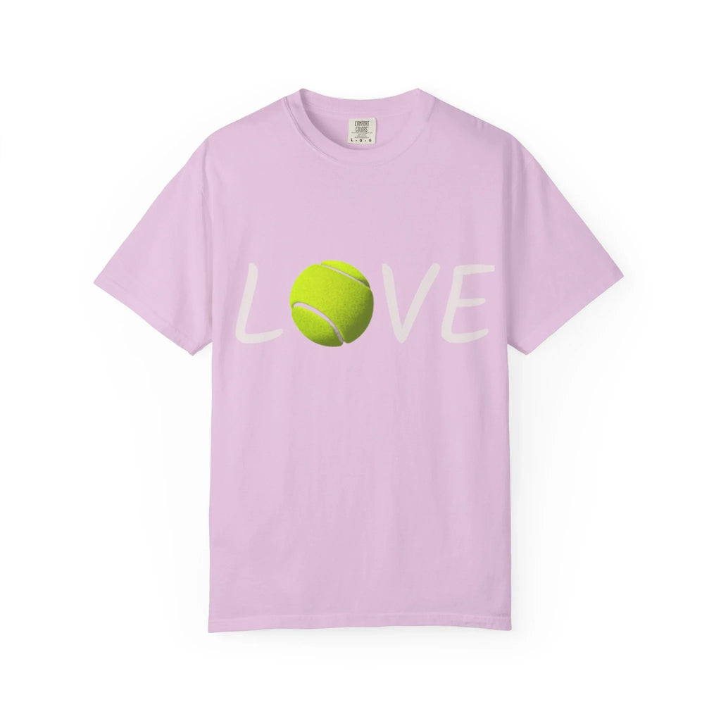 Tennis Ball LOVE T-Shirt | Tennis Lover Shirt, Sports Graphic Tee - 250 USA Celebration