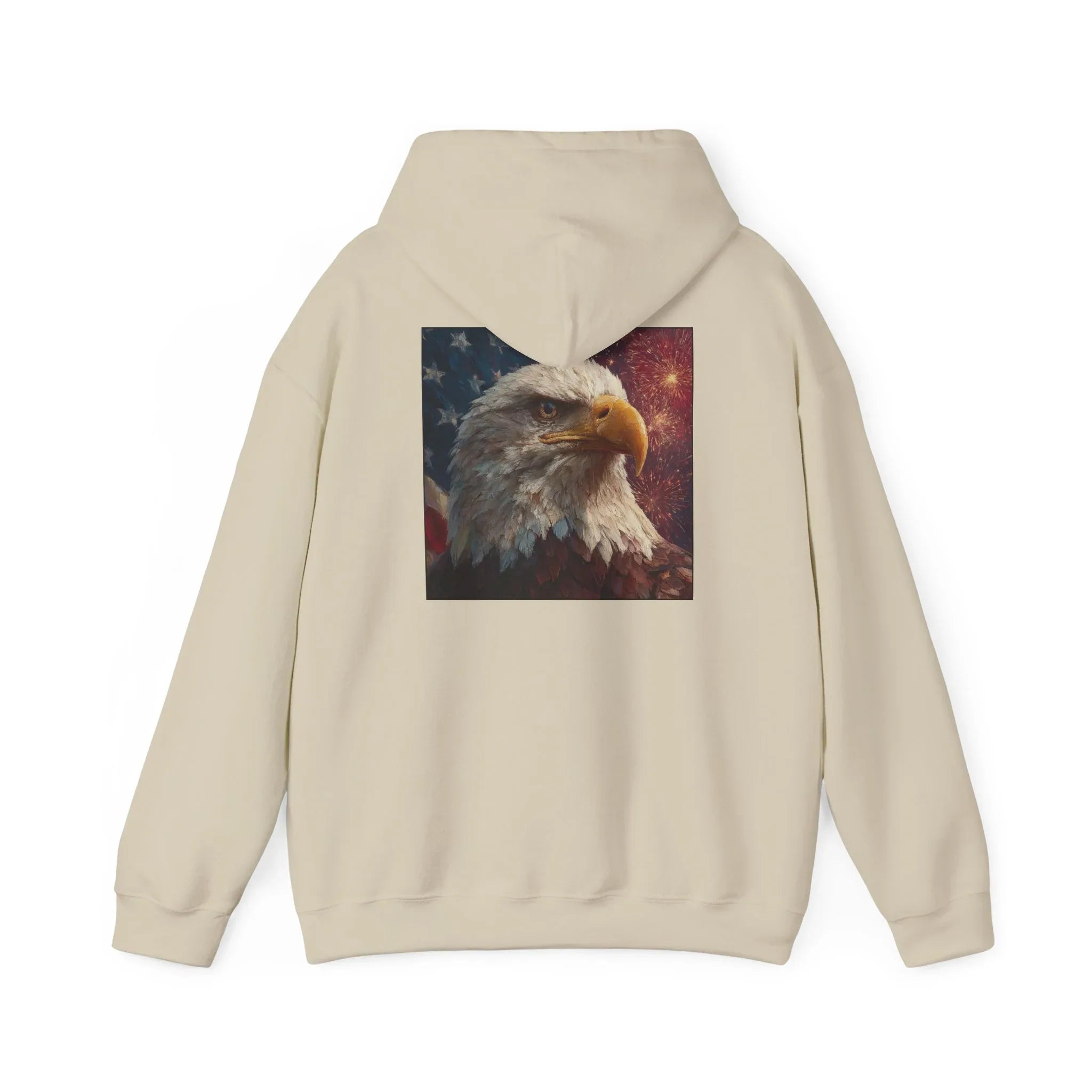 Patriotic American Hooded Sweatshirt, USA Graphic Tees, Flag T-Shirts, Independence Day Apparel, Funny Patriotic Shirts, Custom American Tee - 250 USA Celebration