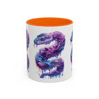 Psychedelic Ouroboros Snake Mug | Rainbow Galaxy Fractal Mushrooms - 250 USA Celebration