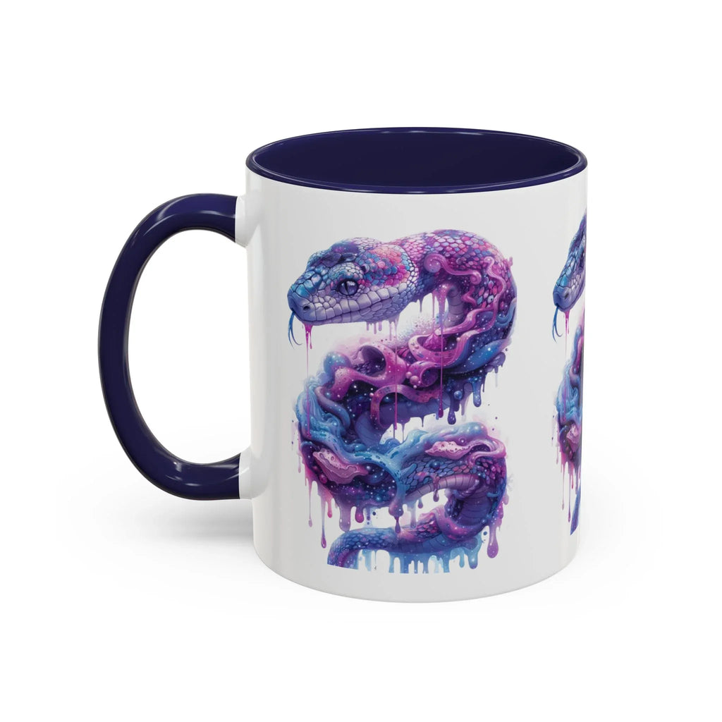 Psychedelic Ouroboros Snake Mug | Rainbow Galaxy Fractal Mushrooms - 250 USA Celebration