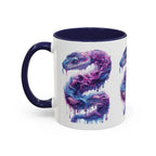 Psychedelic Ouroboros Snake Mug | Rainbow Galaxy Fractal Mushrooms - 250 USA Celebration