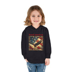 Toddler Hoodie — "Proud American" Eagle & Flag Pullover