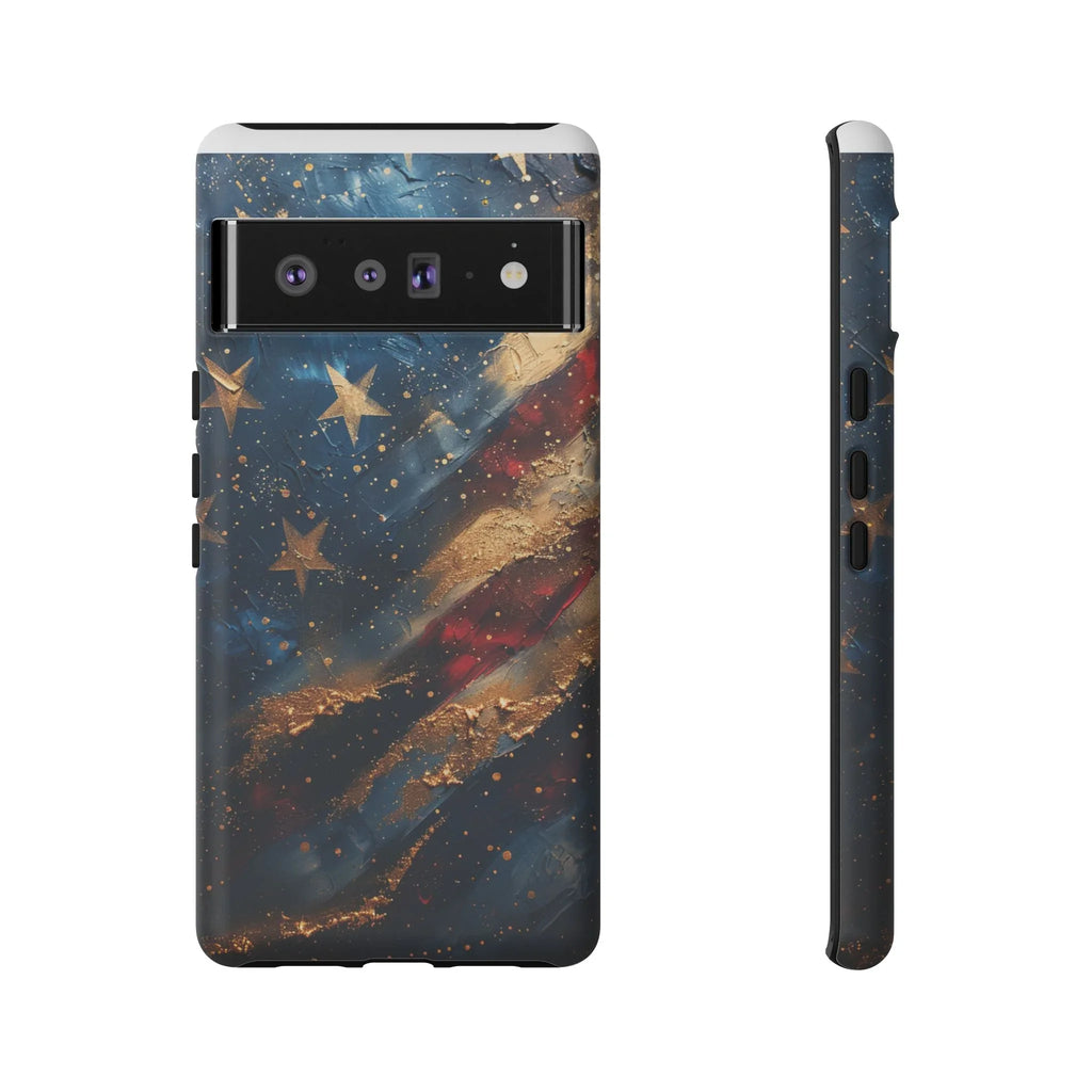 Distressed American Flag phone case | tough cases - 250 USA Celebration