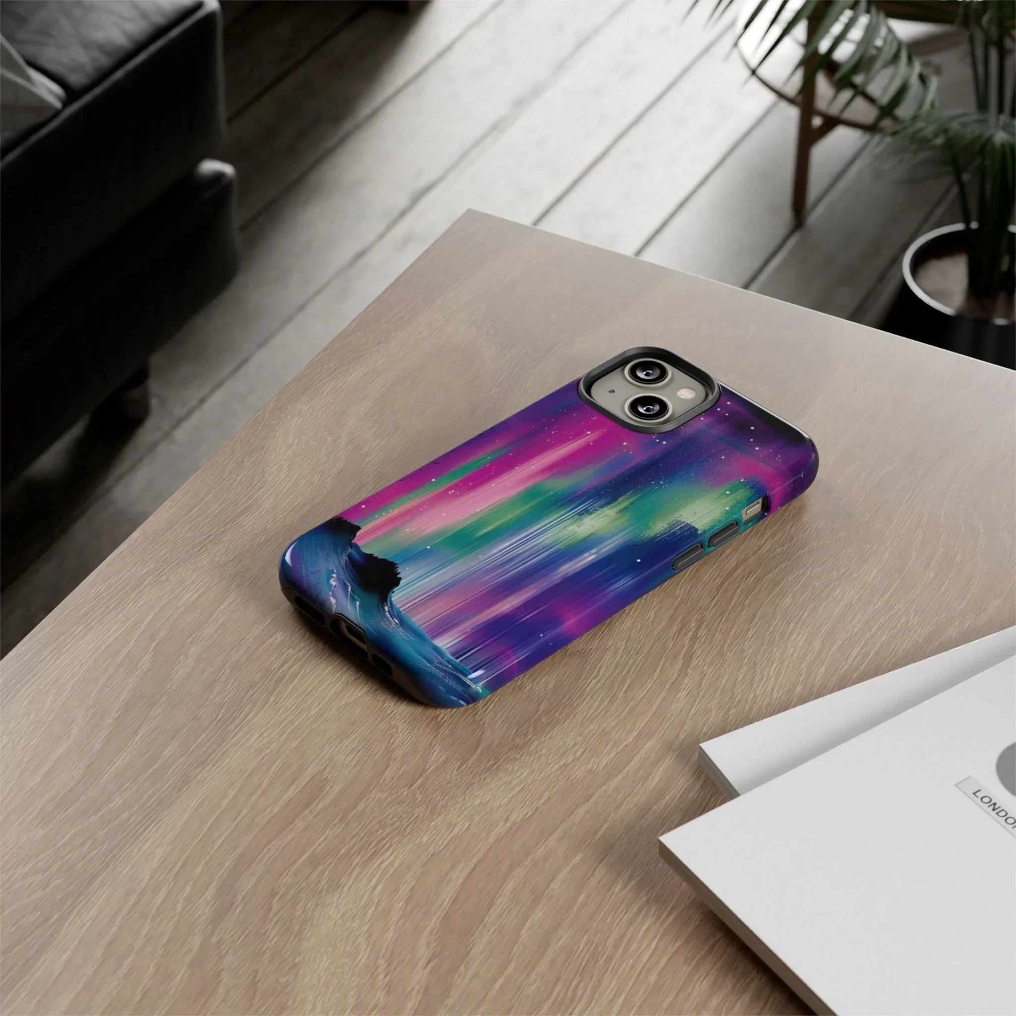 Aurora Borealis Phone Case | Tough iPhone Case, Northern Lights Sky - 250 USA Celebration