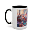 Festive Santa Accent Coffee Mug, Christmas Gift, Holiday Decor, Winter Wonderland, Hot Cocoa Mug, Seasonal Drinkware - 250 USA Celebration