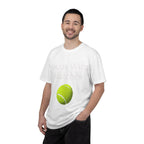 Focus Wins Matches Tennis Ball T-shirt | Tennis Graphic Tee - 250 USA Celebration
