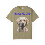 I Love My Dog Labrador Portrait T-shirt | Dog Lover Tee - 250 USA Celebration