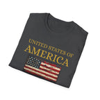 United States of America Patriotic America First T-Shirt | USA Flag