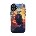 Patriotic Eagle Magnetic Phone Case, Tough Phone Covers, Americana Gifts, Unique Cell Phone Case, Fourth of July, Veterans Day - 250 USA Celebration