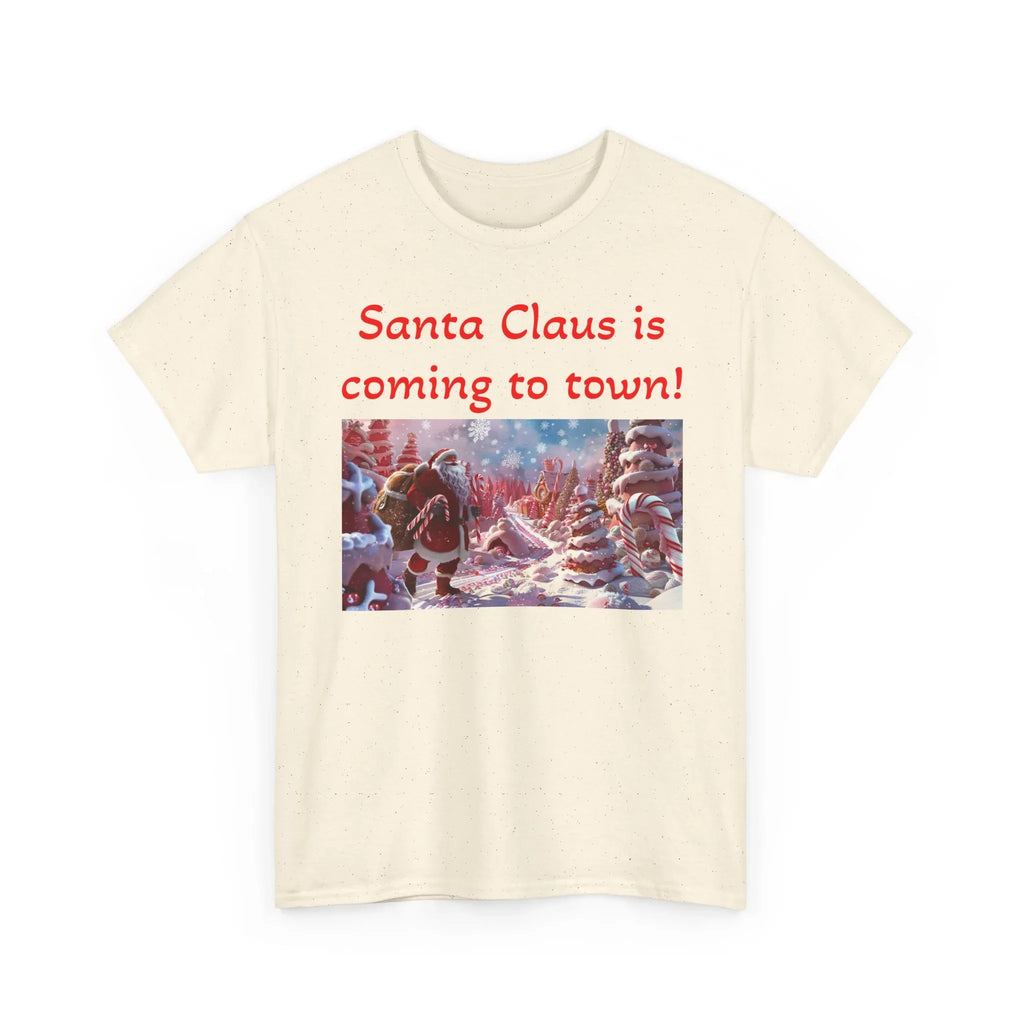 Festive Santa Tee, Unisex Christmas Shirt, Holiday Gift for Him/Her, Fun Santa Claus T-Shirt, Winter Wear, Family Gathering Apparel - 250 USA Celebration