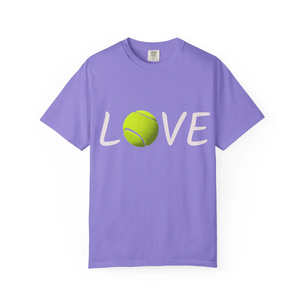 Tennis Ball LOVE T-Shirt | Tennis Lover Shirt, Sports Graphic Tee - 250 USA Celebration