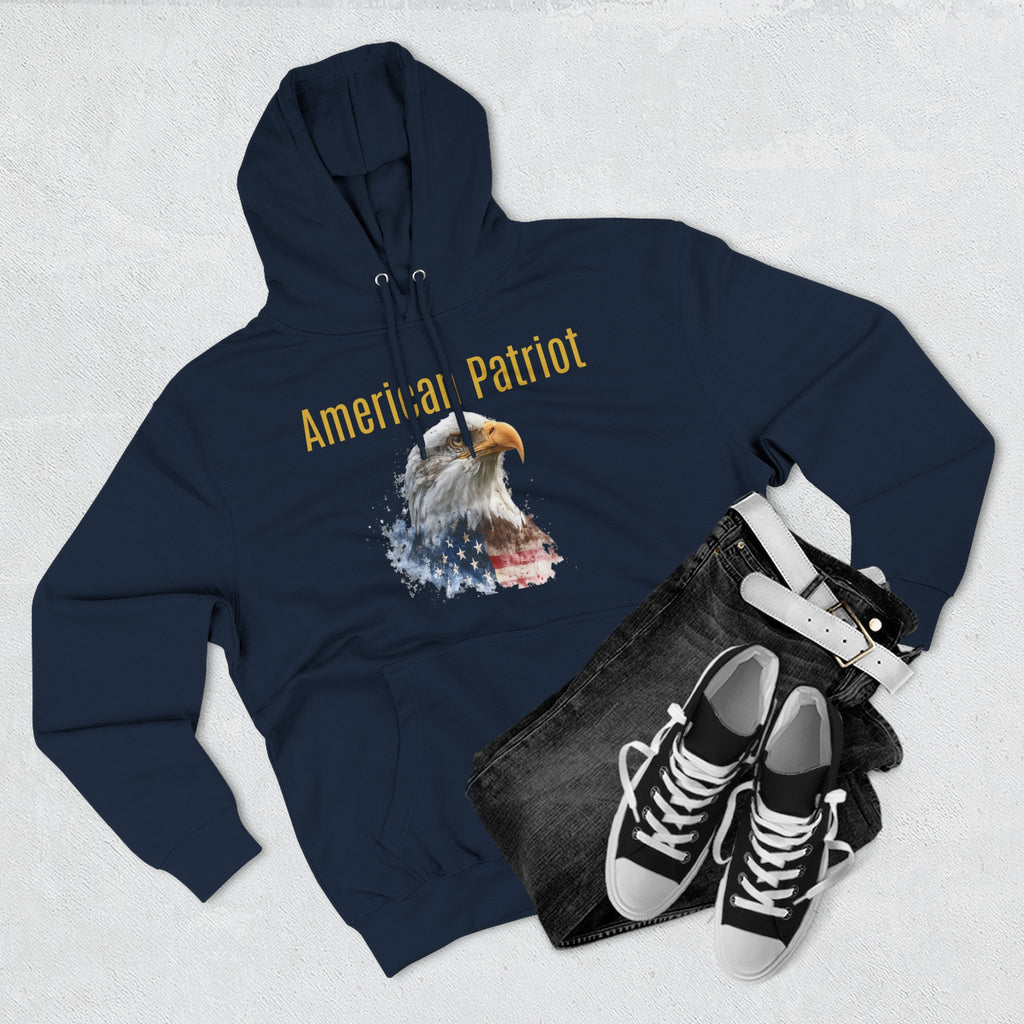 Official 250th American Patriot Hoodie Bald Eagle