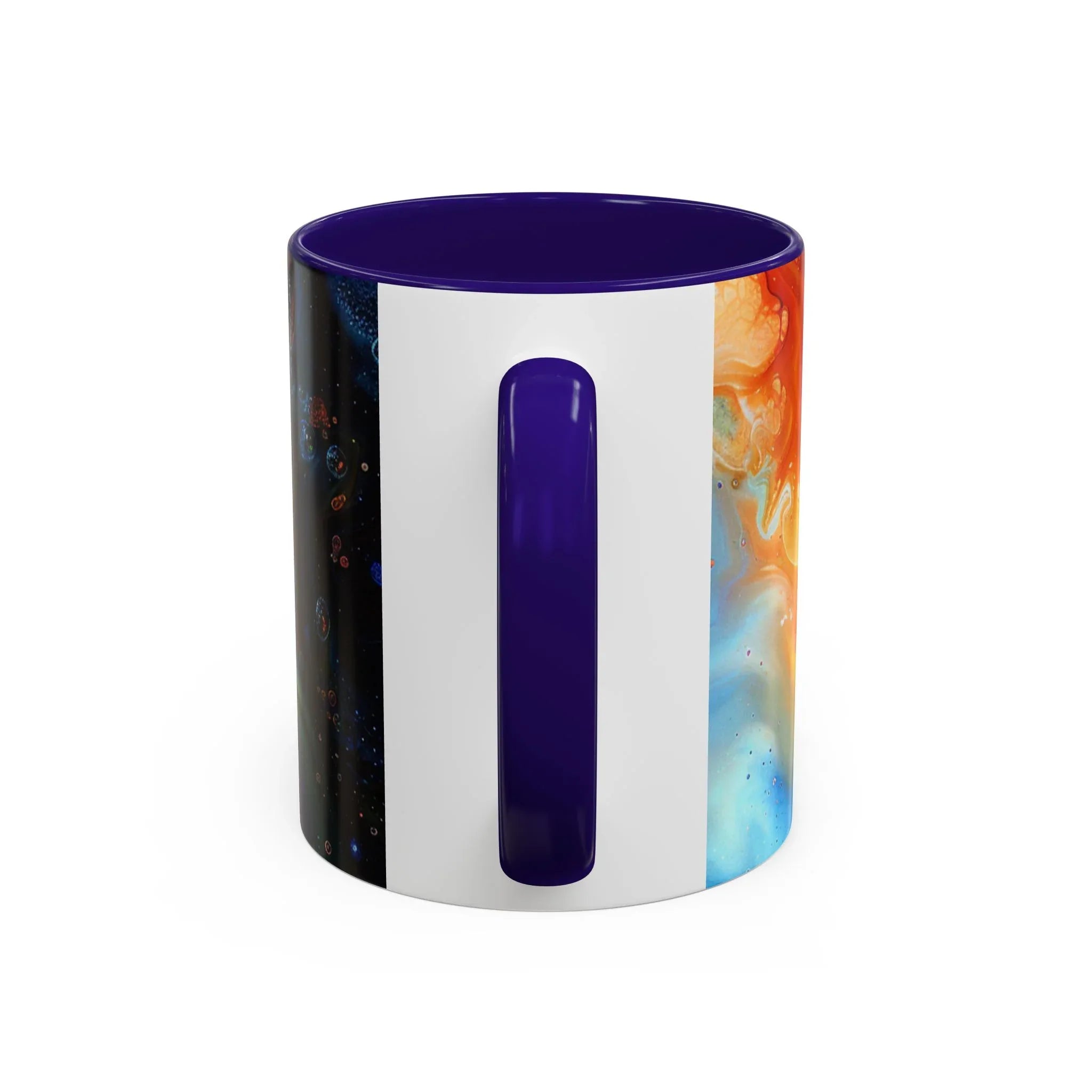 Colorful Mugs (11oz, 15oz) Intense abstract oil splat- coffee cup - 250 USA Celebration