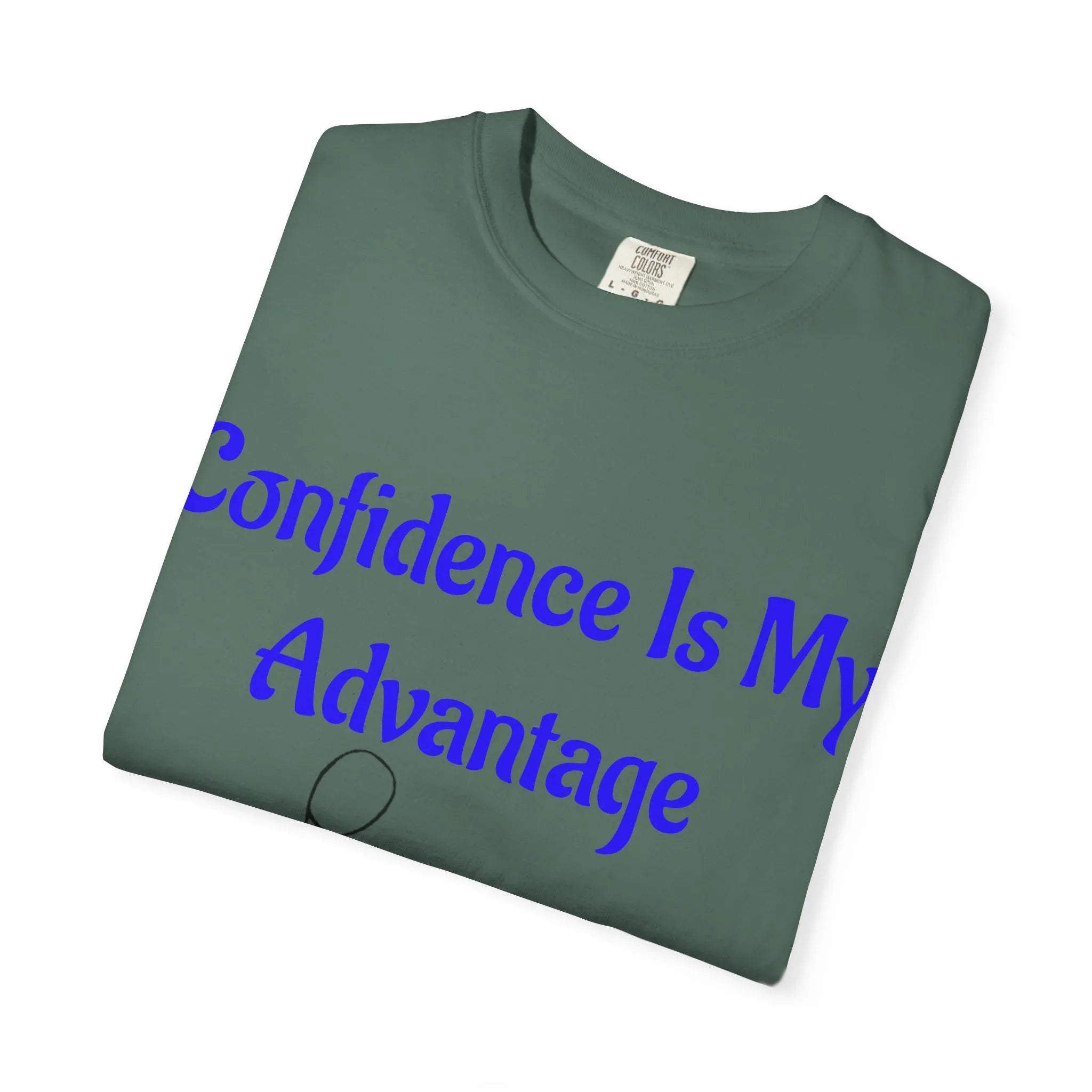 Confidence Is My Advantage Tennis Player T-Shirt | Tennis Quote Tee - 250 USA Celebration