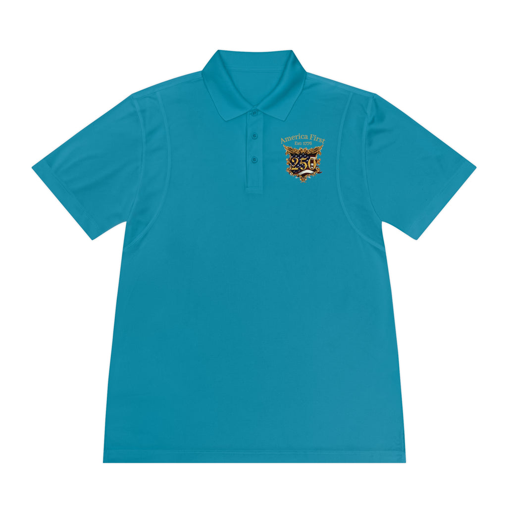 Men's Sport Polo Shirt — American Pride Eagle Shield Polo