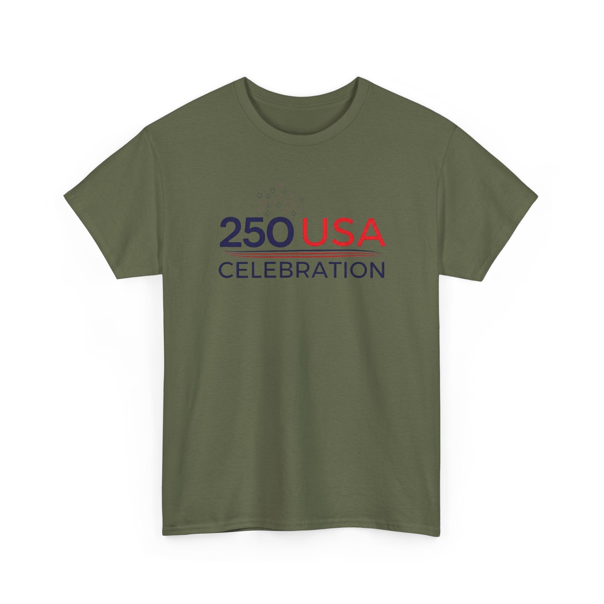 America 250 Tee Shirt | Official 250th Anniversary Edition - 250 USA Celebration Chest Logo Tee | Fourth of July Americana T-Shirt