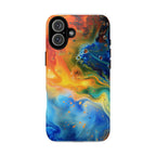 Abstract Colorful Swirl Phone Case | Tough Protective iPhone Cover - 250 USA Celebration