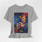 Patriotic Freedom Tee, Unisex Jersey Short Sleeve Tee, American Flag Shirt, Fourth of July Apparel, Independence Day Outfit, Gift for [...] - 250 USA Celebration