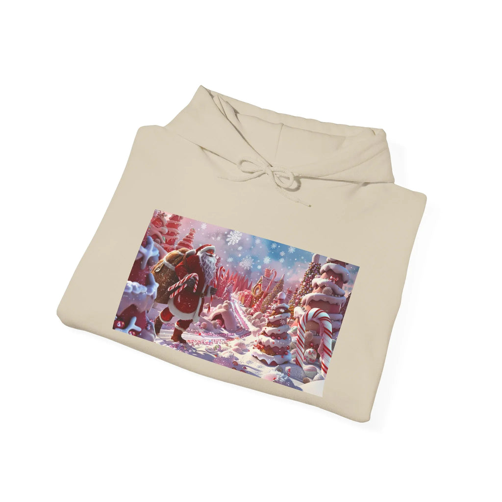 Cozy Christmas Sweatshirt, Unisex Hoodie for Winter Celebrations, Holiday Gift, Festive Apparel, Seasonal Style - 250 USA Celebration