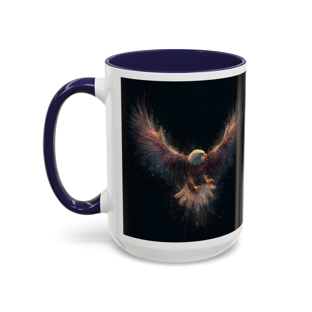 Fiery Flying Eagle Mug | Accent Coffee Mug 11oz 15oz