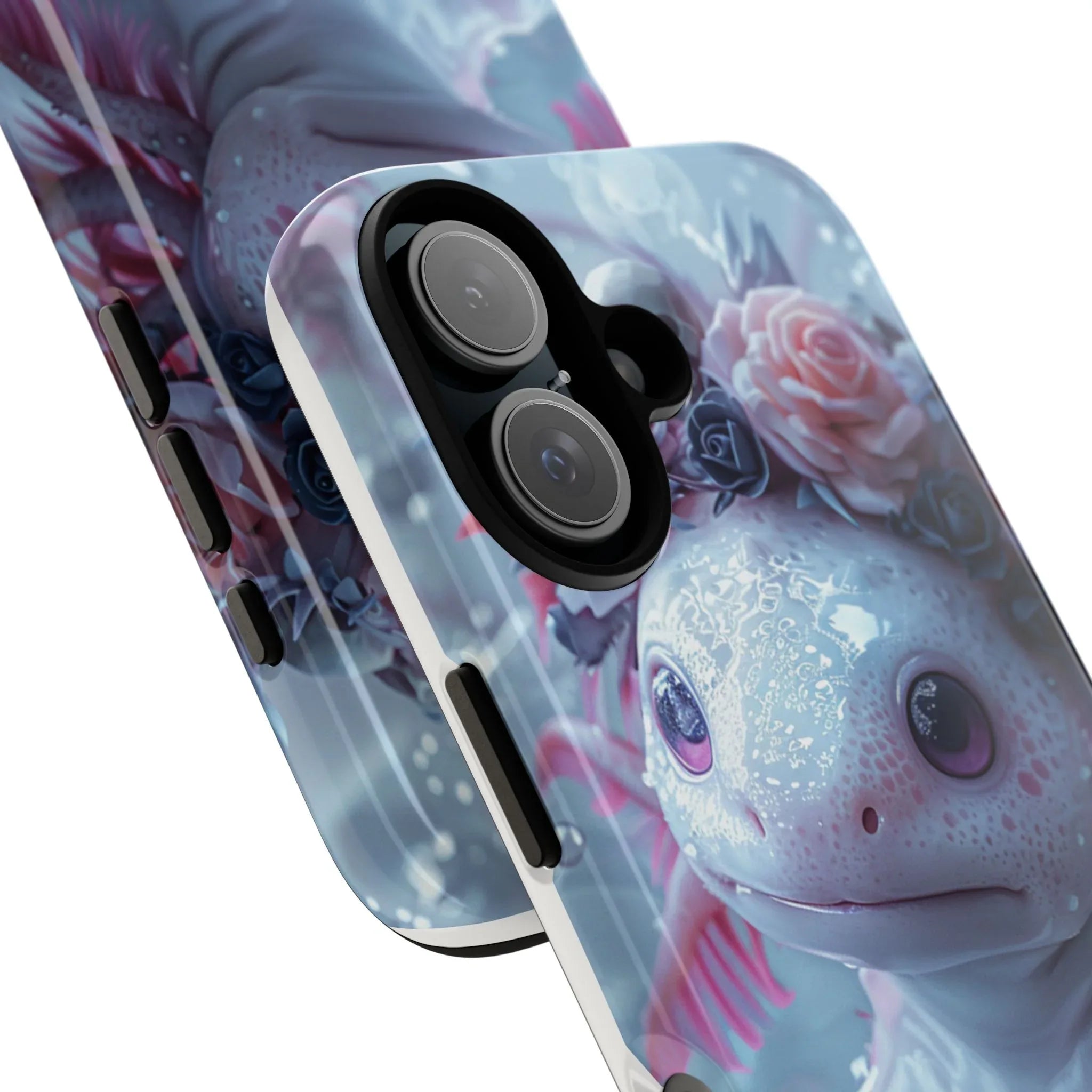 Goth Axolotls Tough Cases | Cute Creepy Axolotl Phone Case, Gloomycore Aesthetic - 250 USA Celebration
