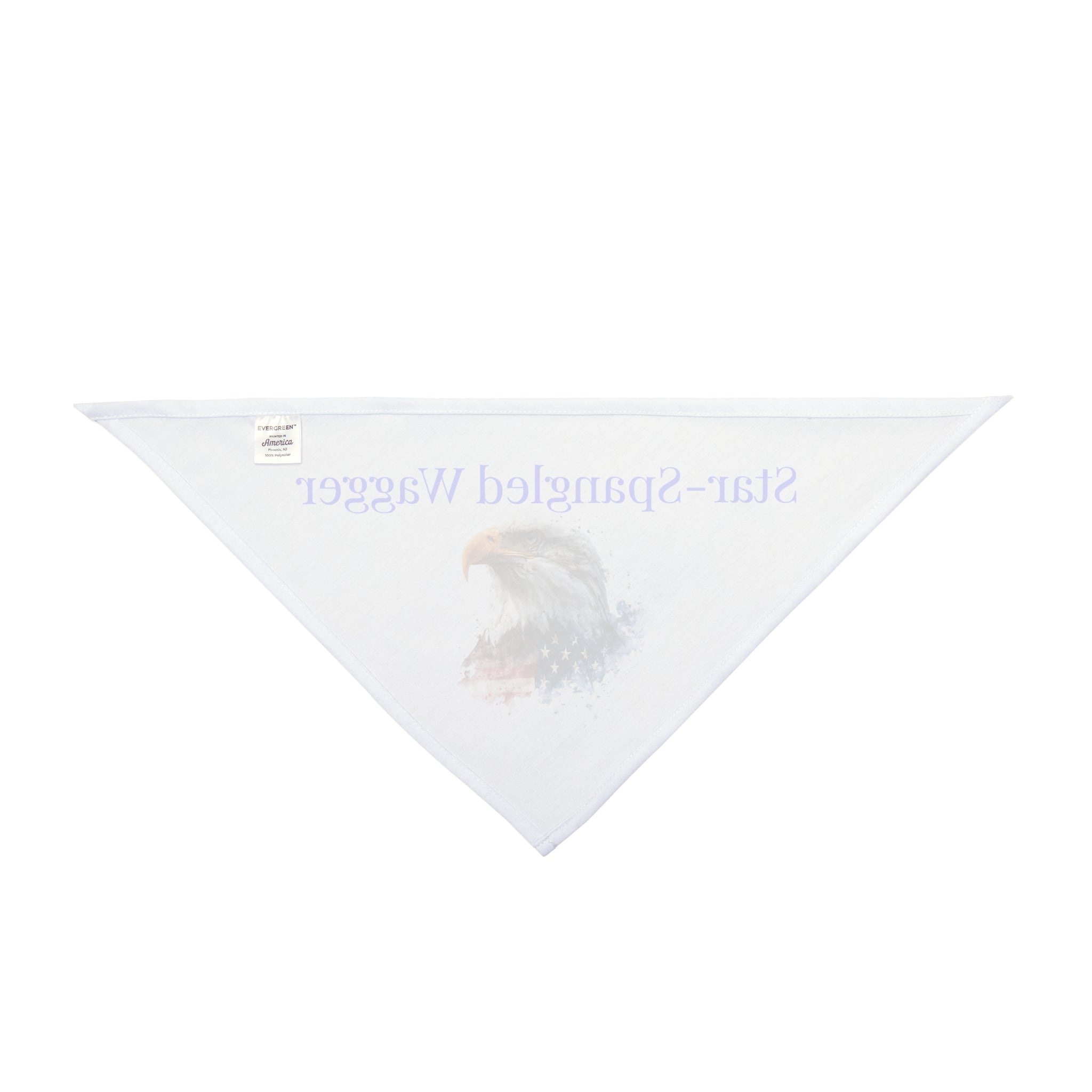 Patriotic Pet Bandana - "Star-Spangled Wagger" Bald Eagle Dog Scarf