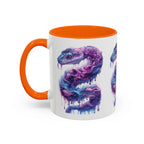 Psychedelic Ouroboros Snake Mug | Rainbow Galaxy Fractal Mushrooms - 250 USA Celebration