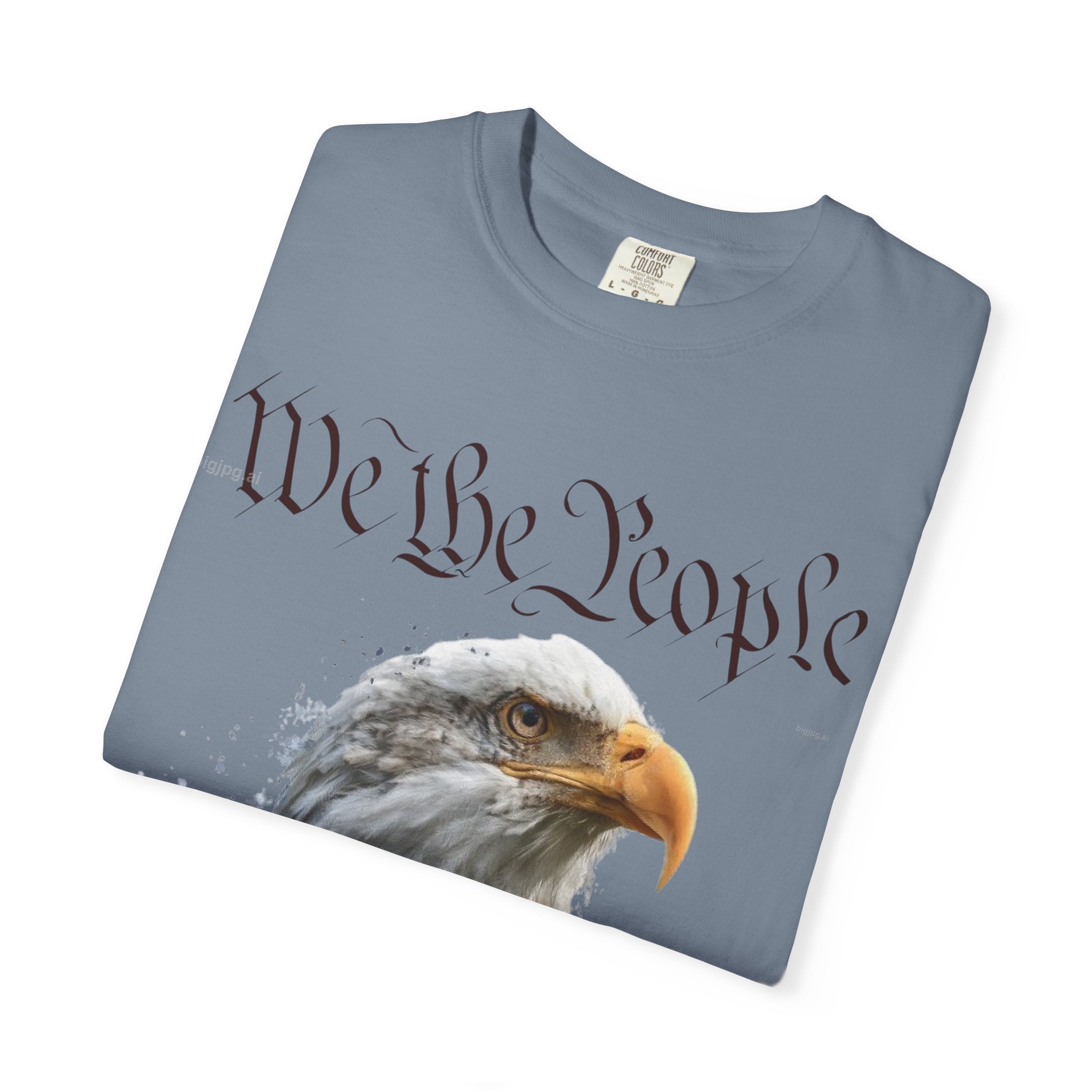 The Guardian of 1776 – Premium 250th Anniversary Portrait Tee - We the People Eagle T‑Shirt — Patriotic American Flag Tee